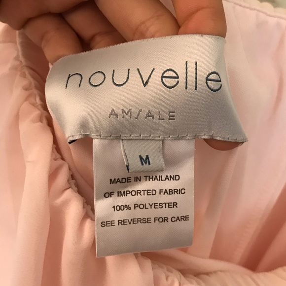 Amsale Nouvelle Holy Strapless Ruffle Chiffon Gown - Picture 4 of 5